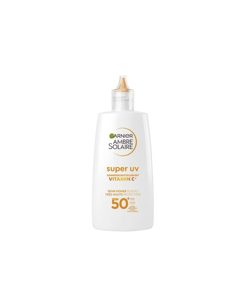 Garnier Sonnenschutz Ambre Solaire Super UV Sonnenschutzfluid Anti-Dark-Spots mit Vitamin C LSF 50 