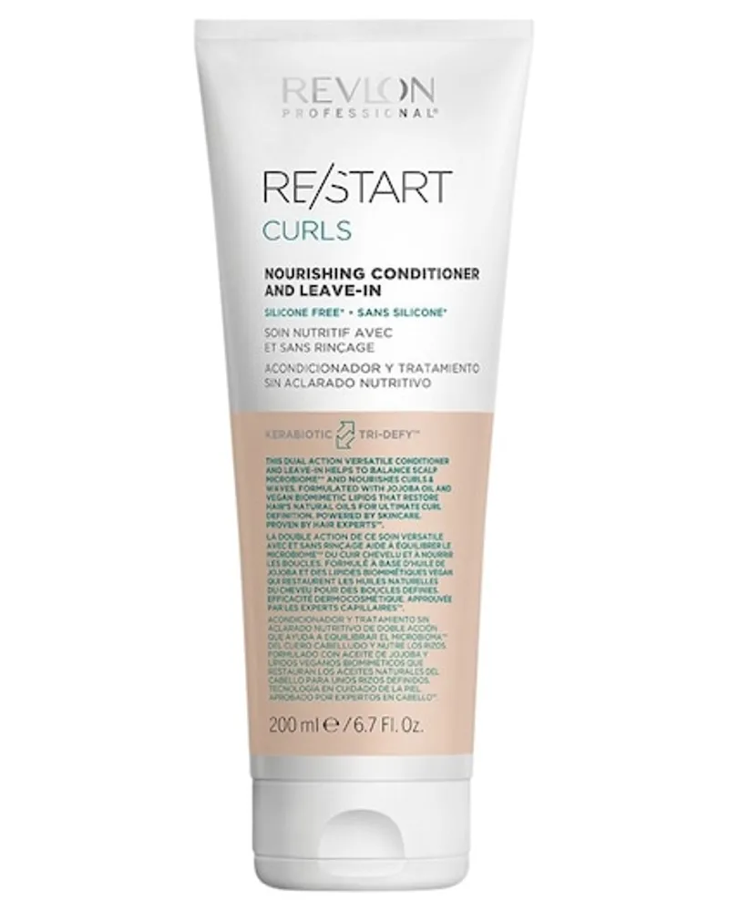 Revlon Re Start Curls Nourishing Conditioner and Leave-in 