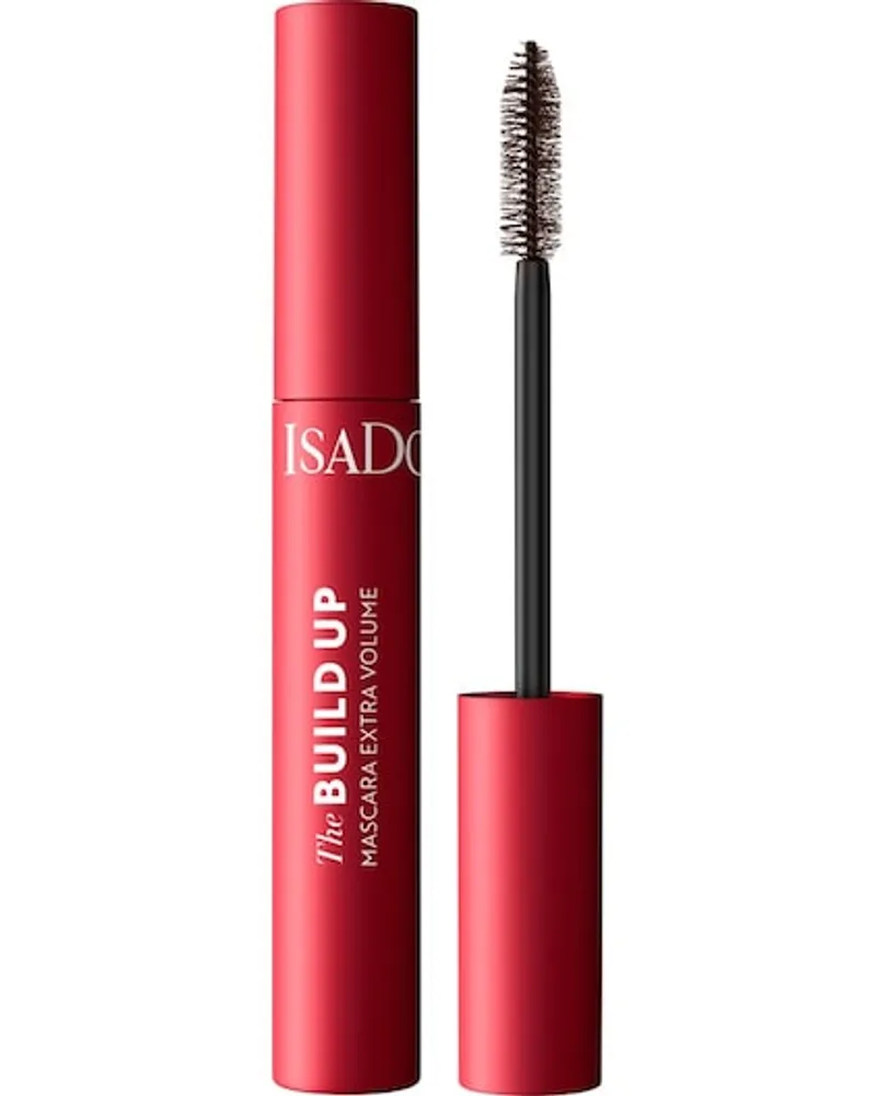 IsaDora Augen Mascara The Build-Up Mascara Extra Volume 02 Dunkelbraun 