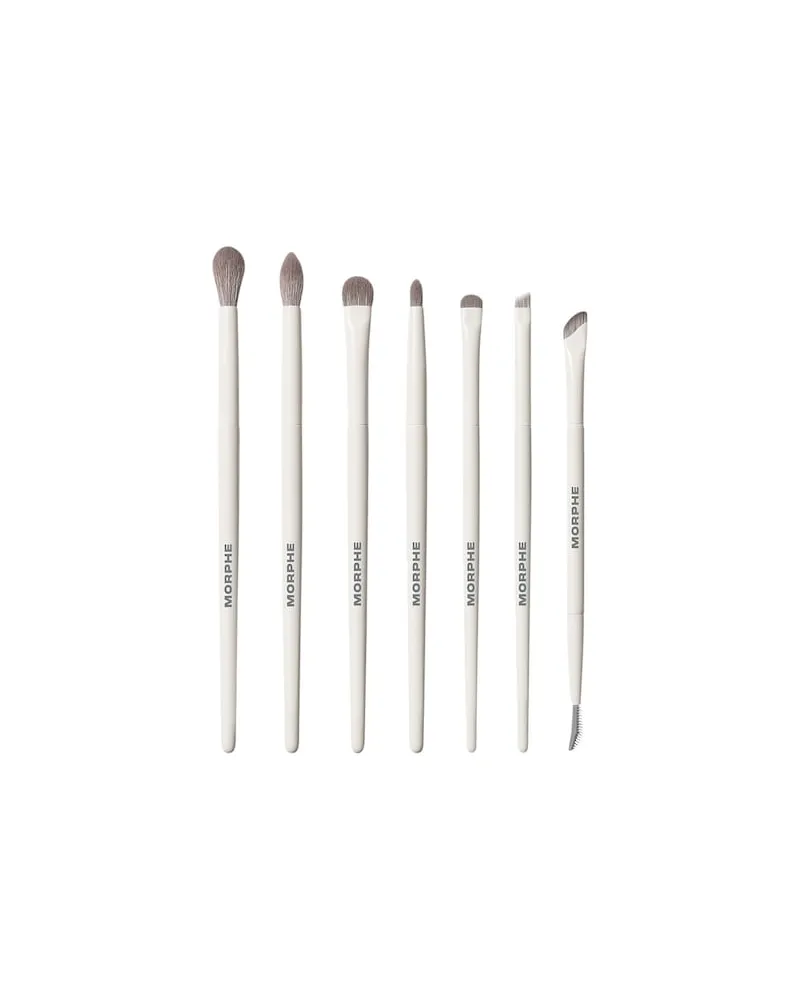 MORPHE Pinsel Augenpinsel-SetsEye Want It All 7-Piece Eye Brush Set M303 Large Paddle Packer Eyeshadow Brush + M331 Tapered Blender Eyeshadow Brush + M333 Large Rounded Blender Eyeshadow Brush + M363 Angled Eyeliner Brush + M382 Detail Smudger Eye Brush + Pointed Detail Eye Brush + Dual-Ended Precision Brow Brush & Comb 4,71 € / 1 Stk 