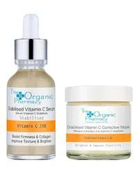 The Organic Pharmacy Pflege Gesichtspflege Geschenkset Stabilised Vitamin C Serum 15 % 30 ml + Stabilised Vitamin C Corrective Mask 3 % 60 ml 