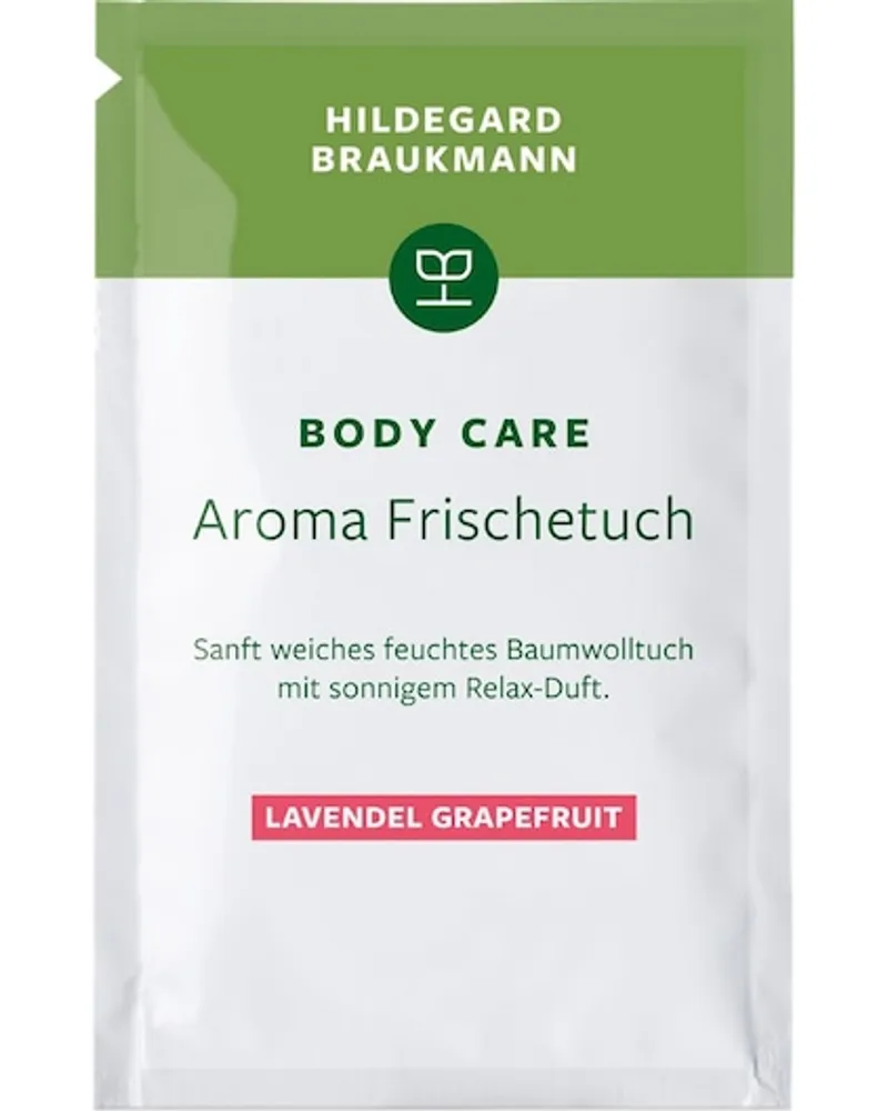 Hildegard Braukmann Pflege Body Care Aroma Frischetücher Lavendel Grapefruit 