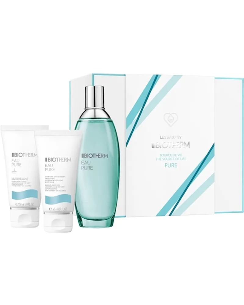 Biotherm Düfte Eau Pure Geschenkset Eau de Toilette Spray 100 ml + Shower Gel 50 ml + Body Lotion 50 ml 