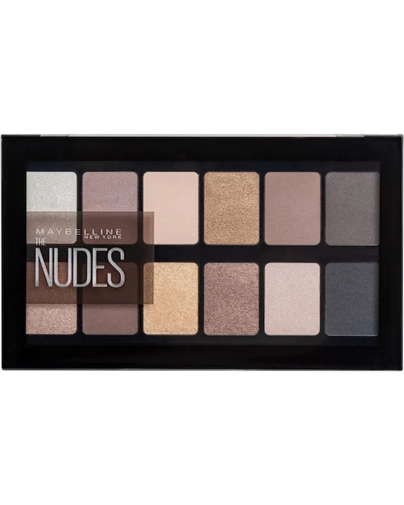 Maybelline Augen Make-up Lidschatten The Nudes Lidschatten Palette 