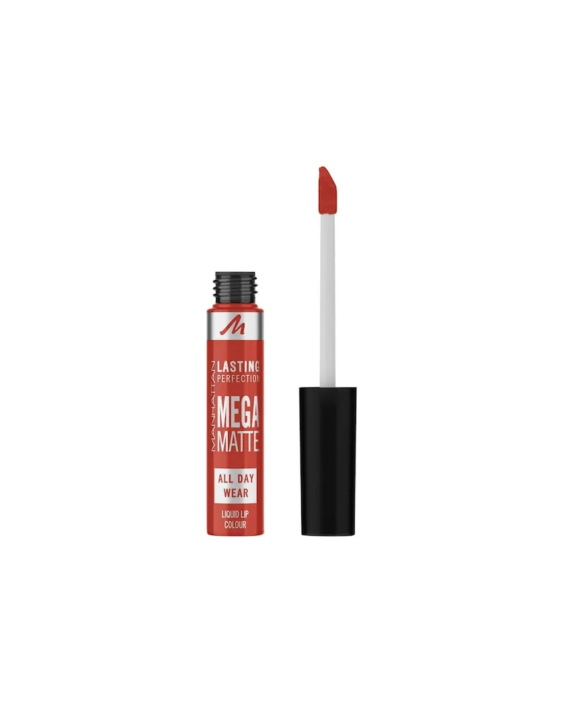 Manhattan Make-up Lippen Lasting Perfection Mega Matte Liquid Lipstick 920 Scarlet Flames 