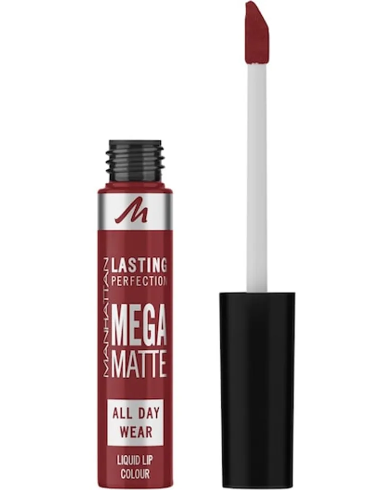 Manhattan Make-up Lippen Lasting Perfection Mega Matte Liquid Lipstick 920 Scarlet Flames 