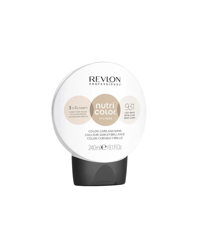 Revlon Revlon-Professional Haarfarbe-Haartoenung Nutri-Color-Filters931 Light Beige 64,54 € / 1 l 