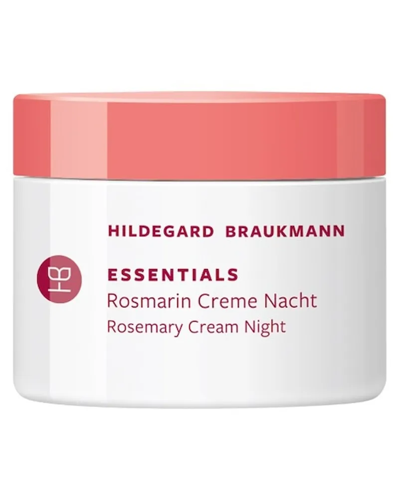 Hildegard Braukmann Pflege Essentials Rosmarin Creme Nacht 