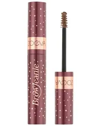 ZOEVA Augen Augenbrauen Brow Jeanie - Brow Boosting Fibre Gel Schwarz-Braun 