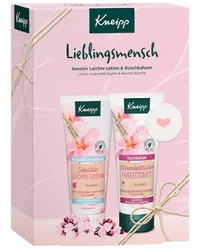 Kneipp Pflege Duschpflege Geschenkset Lieblingsmensch Leichte Körperlotion Mandelblüten Hautzart 200 ml + Duschbalsam Mandelblüten Hautzart 200 ml 