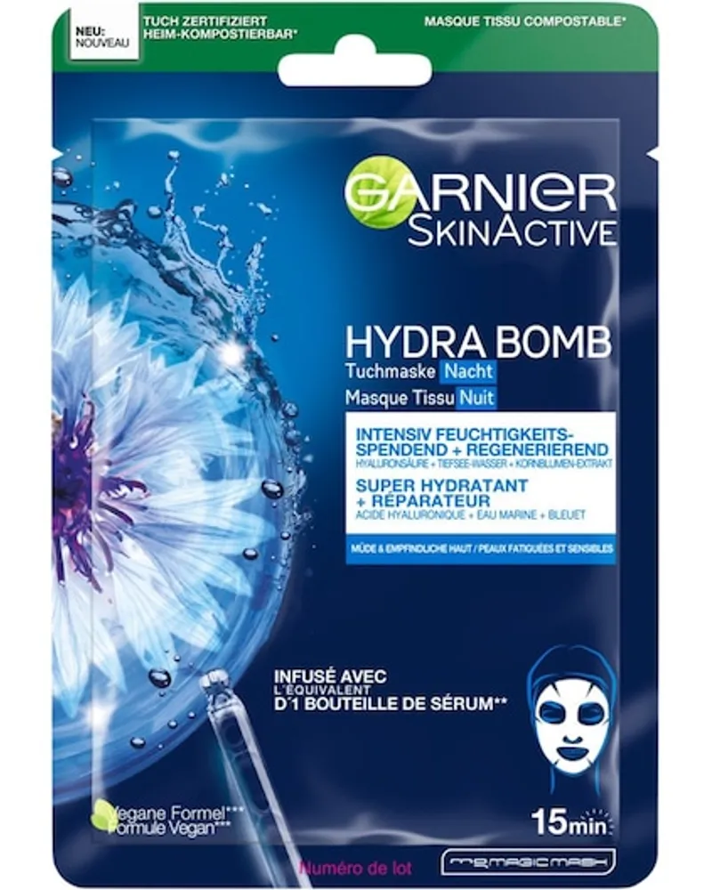 Garnier Collection Skin Active Hydra Bomb Tuchmaske Nacht 