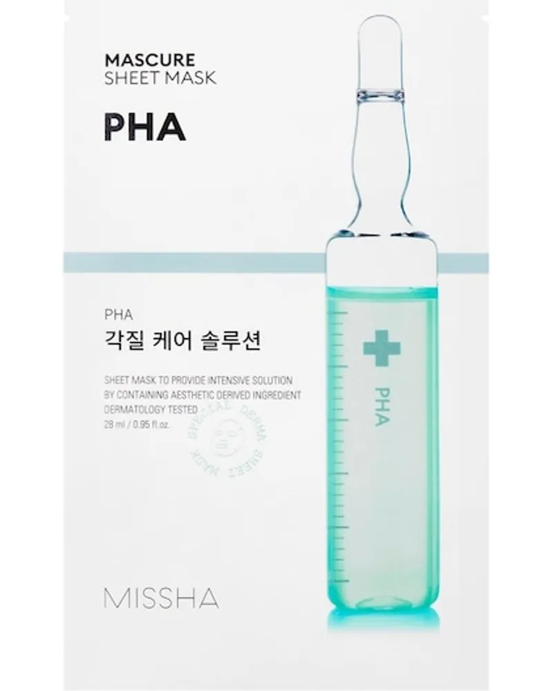 Missha Masken Tuchmasken Mask Mascure PHA 