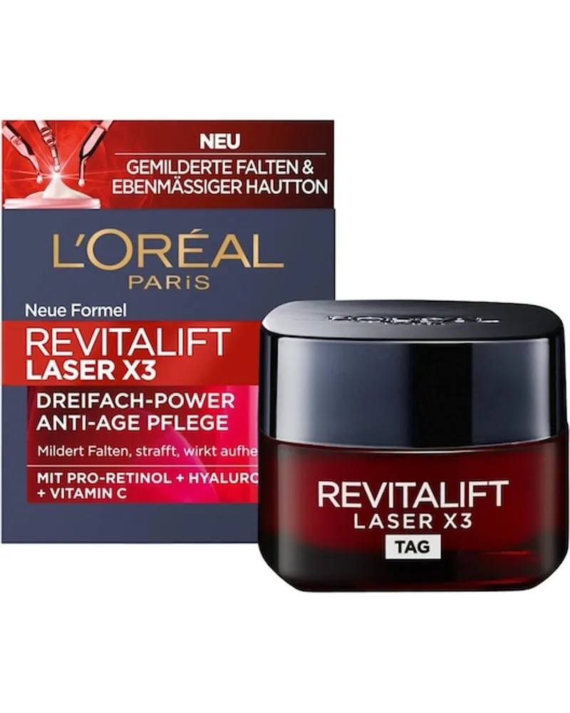 L'Oréal Gesichtspflege Tag & Nacht Laser X3 Anti-Age Tagespflege 