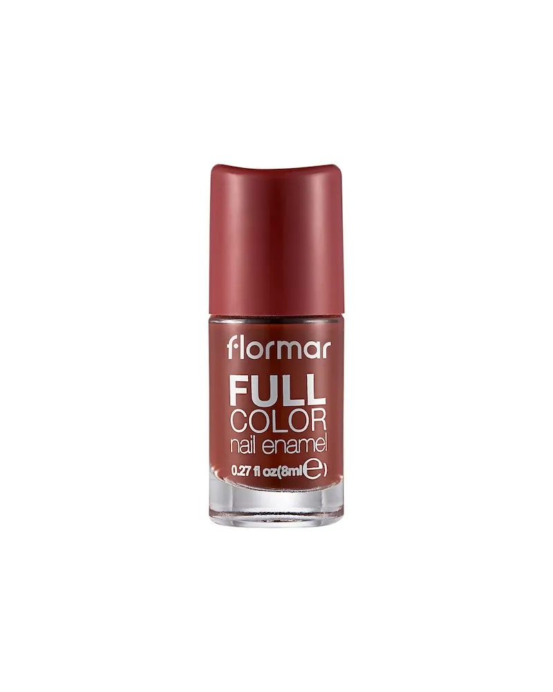 Flormar Naegel NagellackFull Color Nail Enamel FC62 Berry Brown 