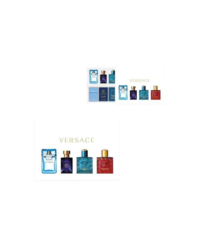 Versace Herrenduefte Man-Eau-FraicheGeschenkset Man Eau Fraîche Dylan Blue Eros Eros Flame 5 ml 