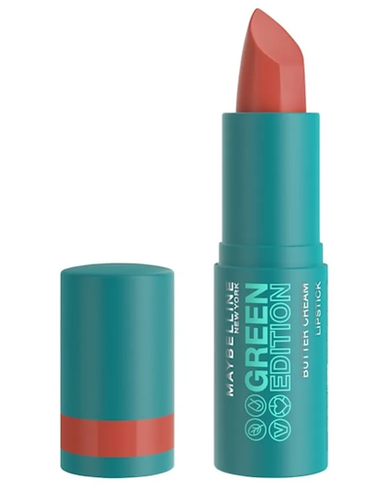 Maybelline Lippen Make-up Lippenstift Green EditionButtercream Lipstick 010 Lagoon 