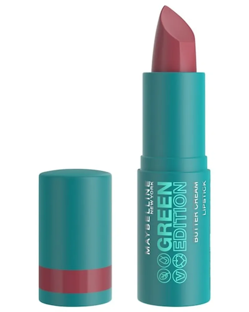 Maybelline Lippen Make-up Lippenstift Green EditionButtercream Lipstick 010 Lagoon 