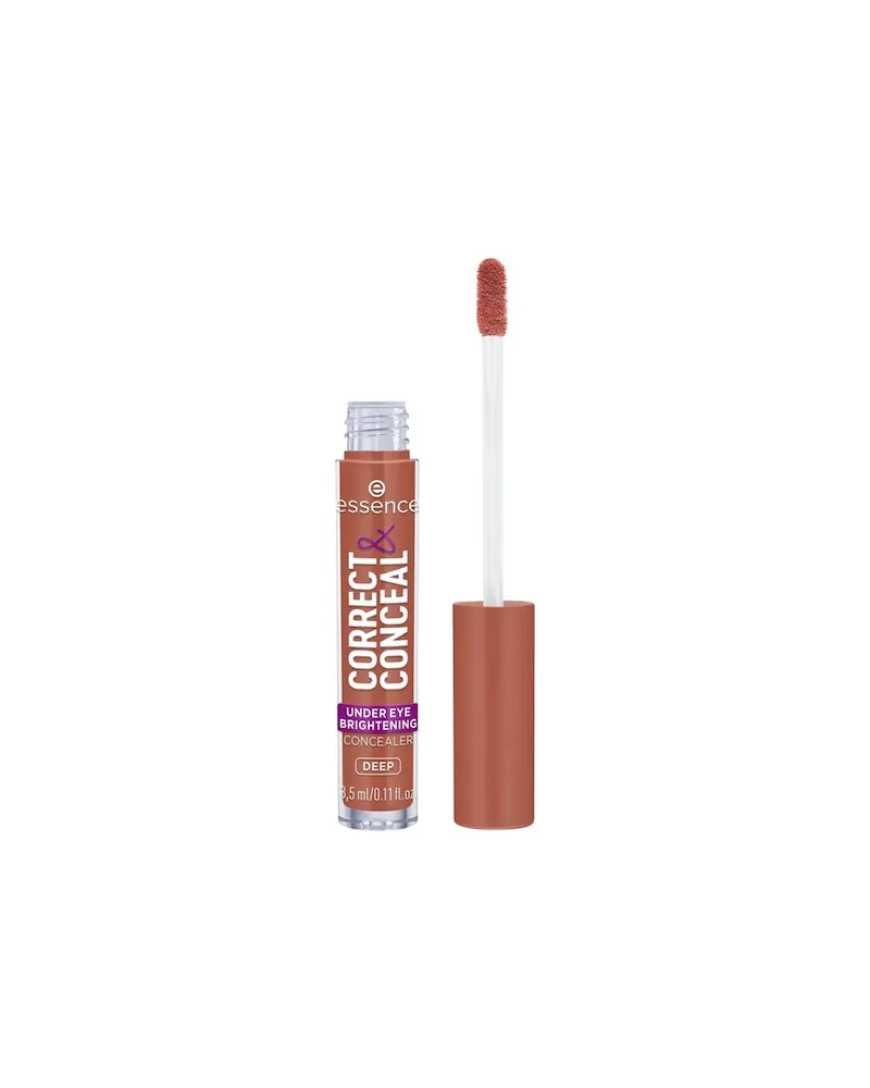 essence Teint ConcealerCORRECT & CONCEAL under Eye Brightening Concealer 40 Deep 