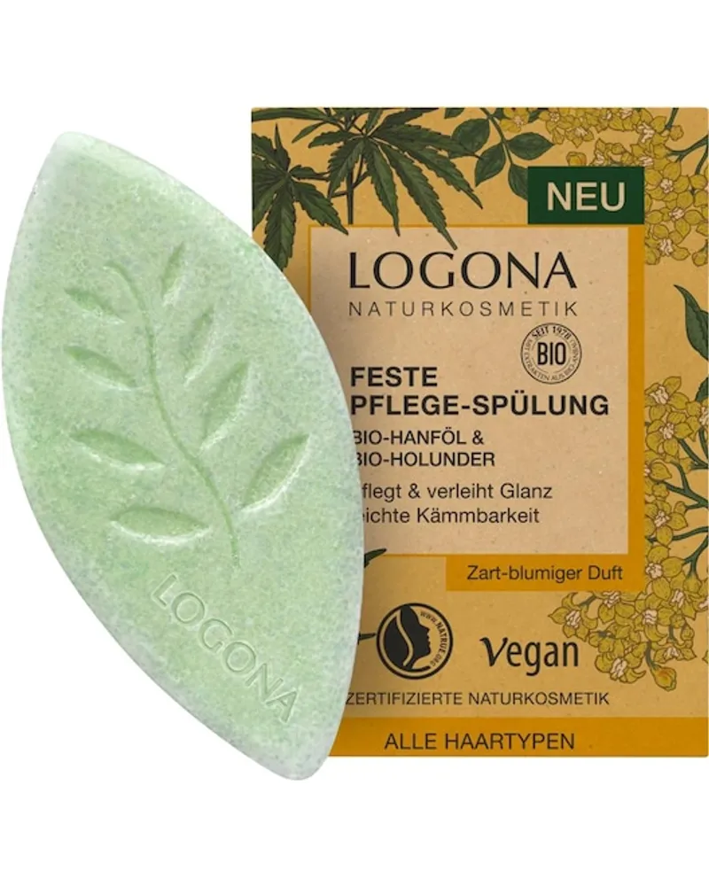 Logona Haarpflege Conditioner Bio-Hanföl & Bio-HolunderFeste Pflege-Spülung 