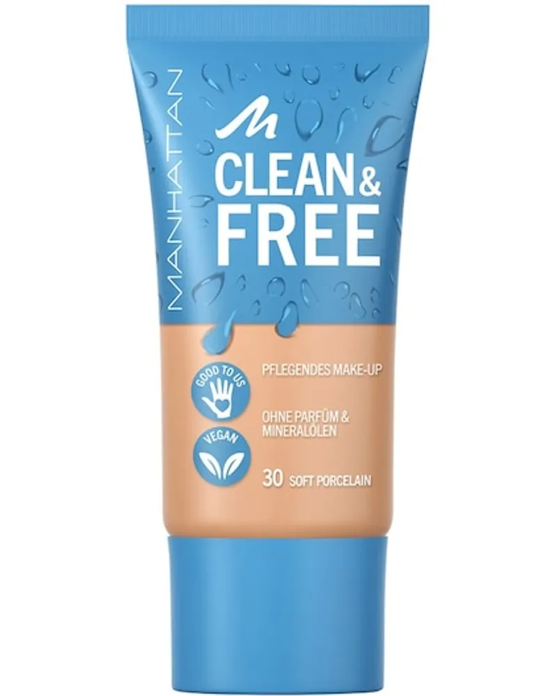 Manhattan Make-up Gesicht Clean & Free Pflegendes Make-up 46 Soft Chocolate 