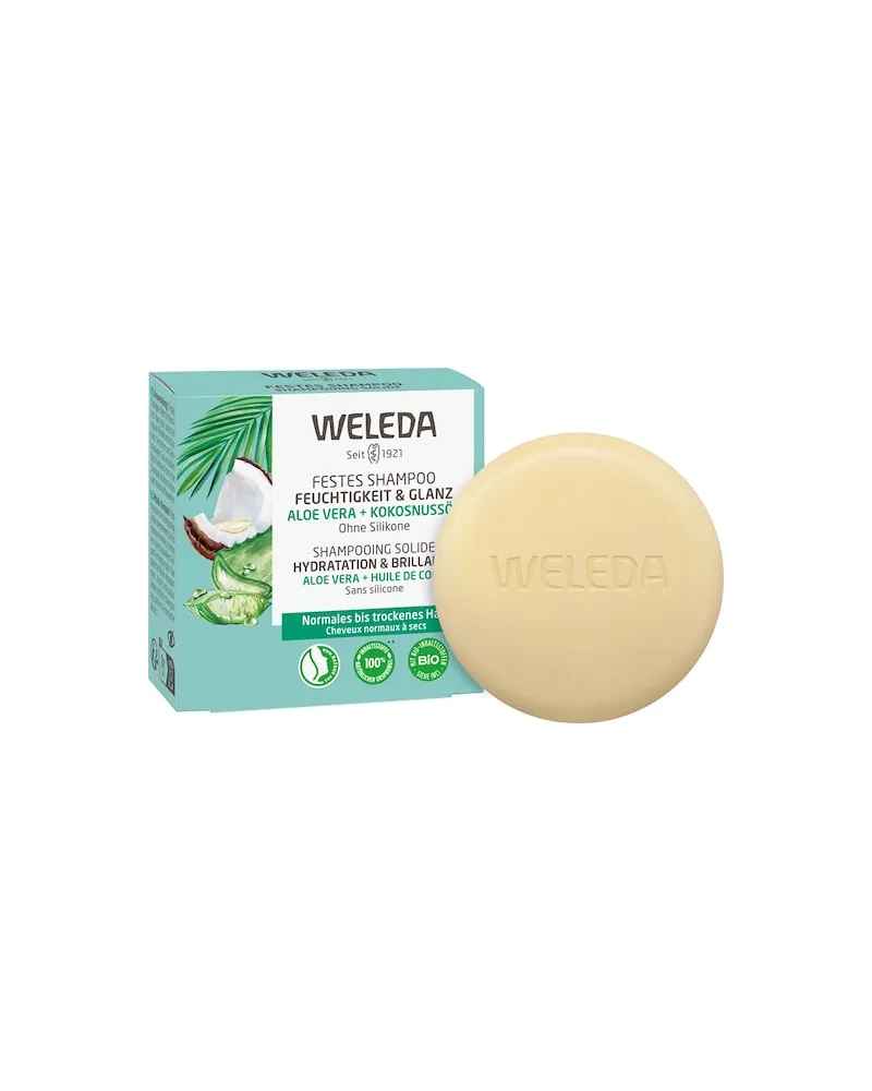 Weleda Haarpflege ShampooFür normales bis trockenes HaarFestes Shampoo Feuchtigkeit & Glanz 107,20 € / 1 kg 