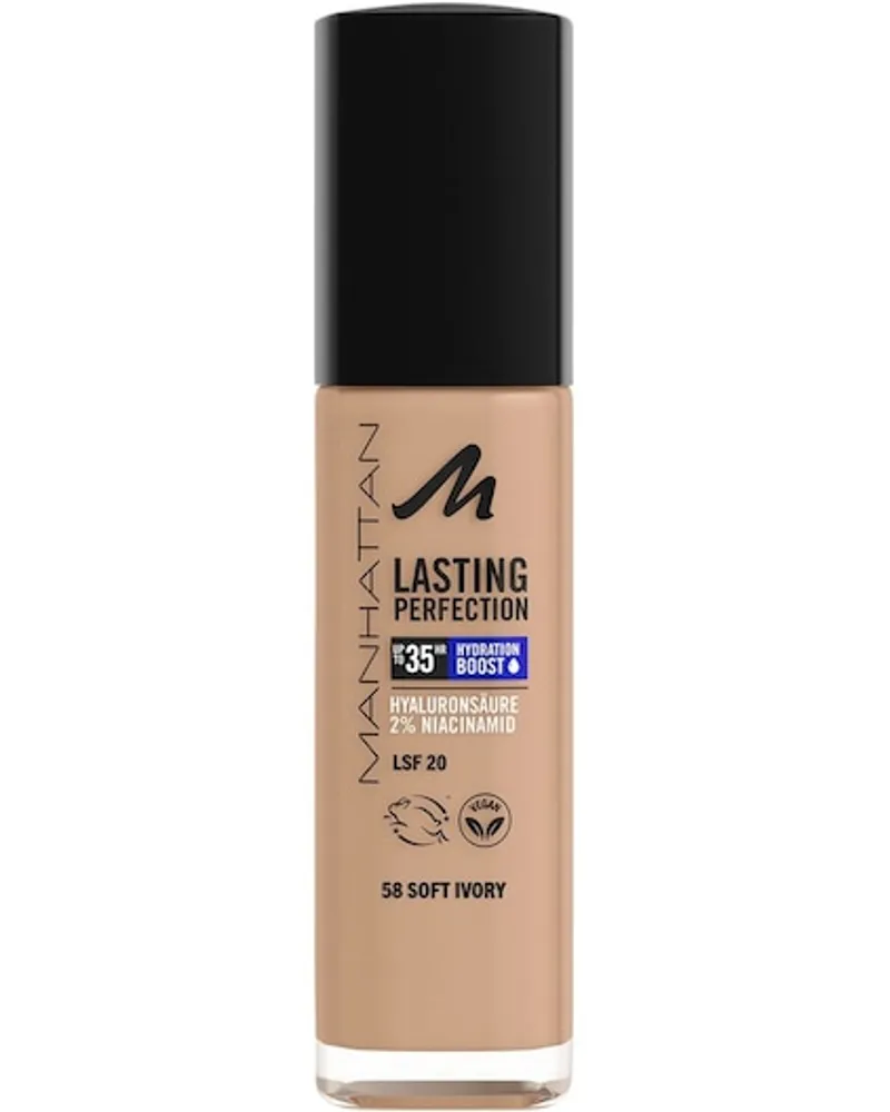 Manhattan Make-up Gesicht Lasting Perfection up to 35h Foundation 61 Creamy Beige 