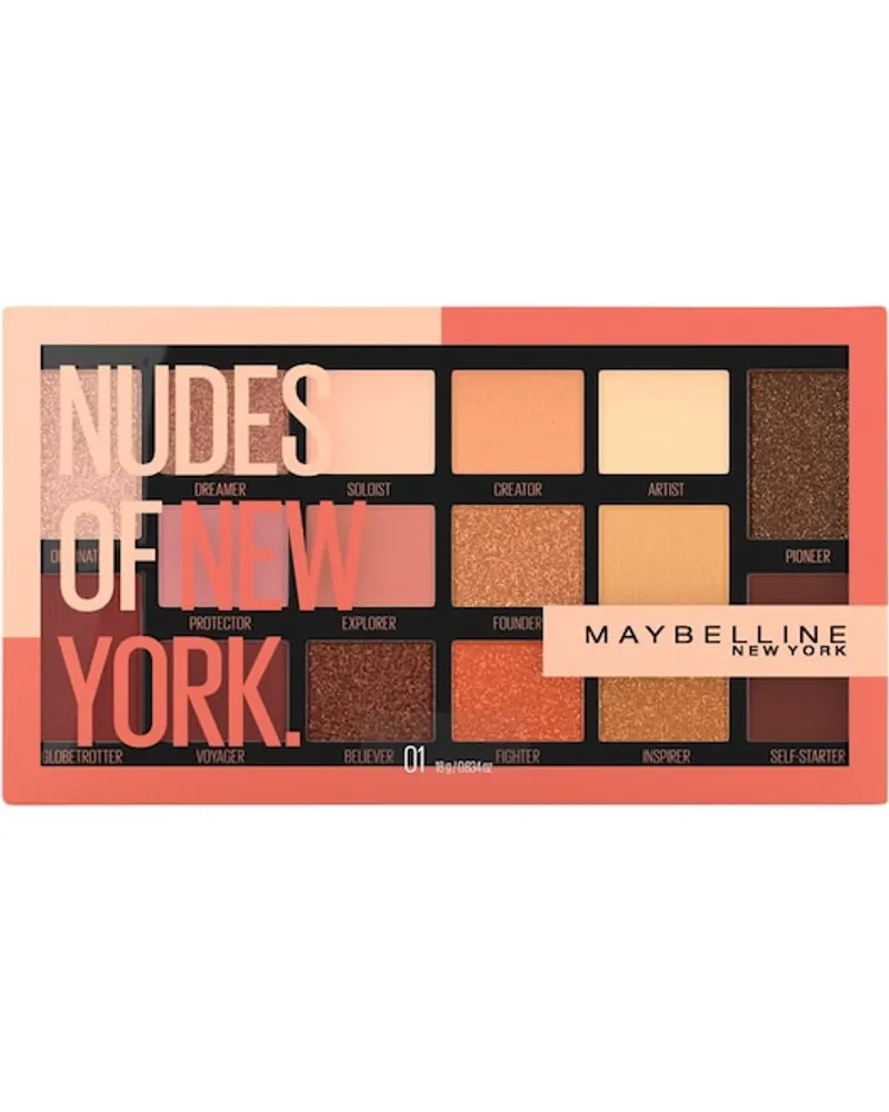 Maybelline Augen Make-up Lidschatten Nudes Of New York Palette 