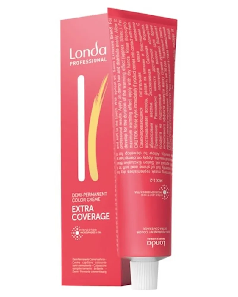 Londa Professional Haarfarben & Tönungen Londacolor Extra Coverage 8/07 Hellblond Natur Braun 