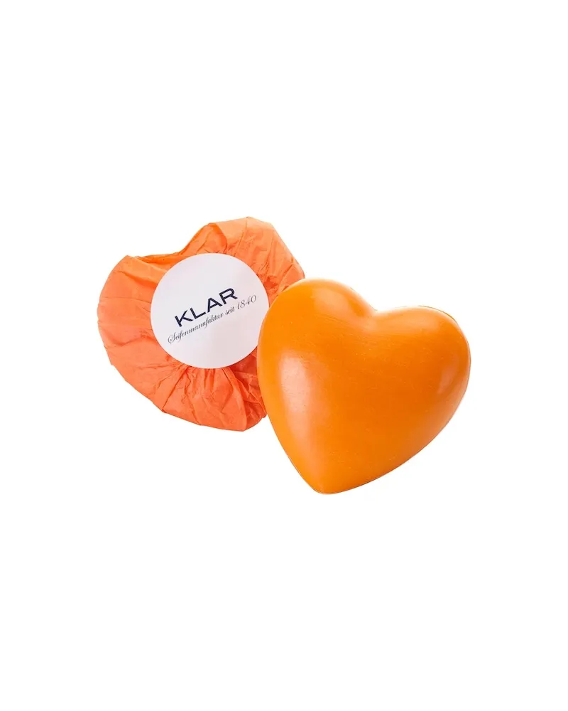 Klar Seifen Klar-Seifen Pflege Feste-SeifenSeife Orangenherz 76,92 € / 1 kg 