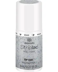 alessandro Nägel Striplac Peel Or Soak Zubehör Top Coat - Vegan Multiglitter 