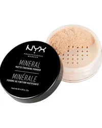 NYX Cosmetics Gesichts Make-up Puder Mineral Finishing Powder Medium/Dark 