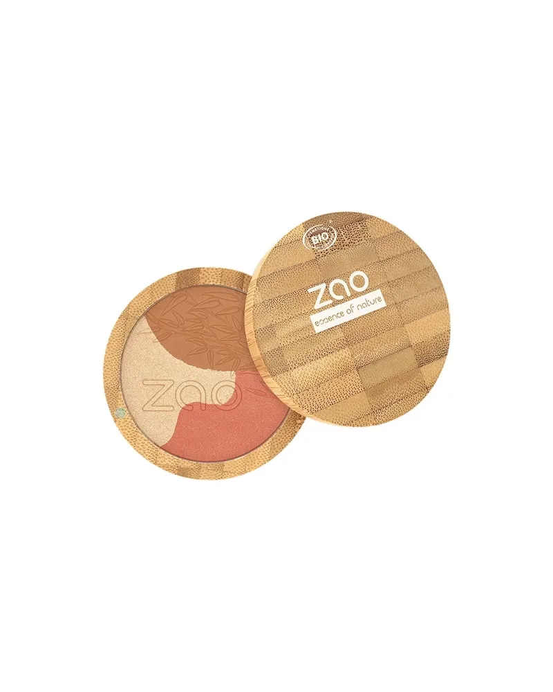Zao Gesicht Rouge-Highlighter3in1 Bamboo Sublime Mosaic 351 Gold Medium 