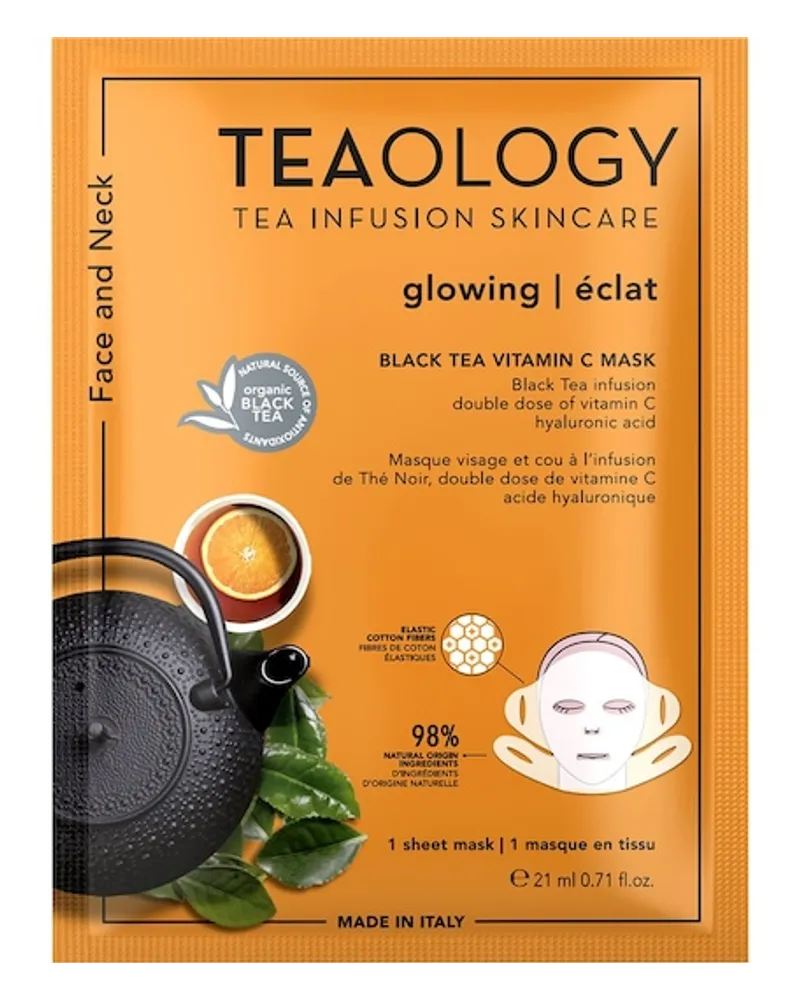 Tea Infusion Skincare Pflege Gesichtspflege Black Tea Vitamin C Mask 