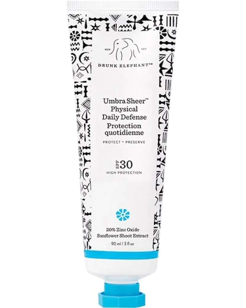 Drunk Elephant Gesichtspflege Sonnenschutz Umbra Sheer™ Physical Daily Defense SPF 30 