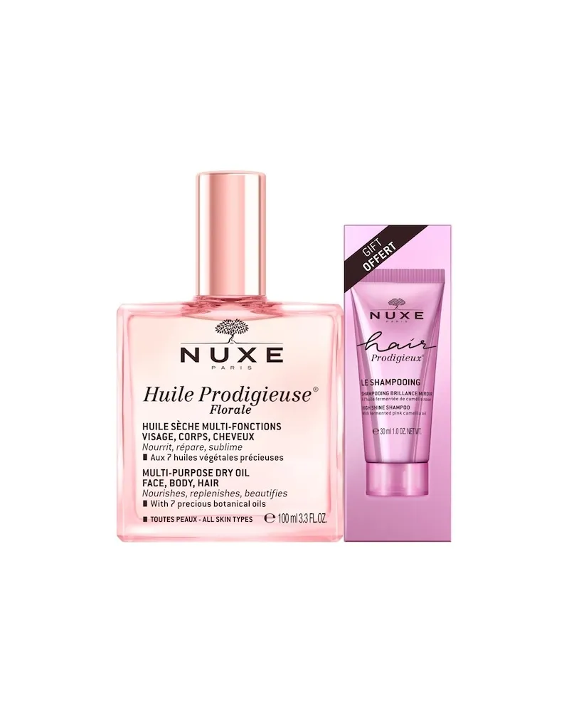 Nuxe Huile-Prodigieuse Huile-ProdigieuseFlorale Set Huile Prodigieuse Florale 100 ml + Hair Prodigieux High Shine Shampoo 30 ml 