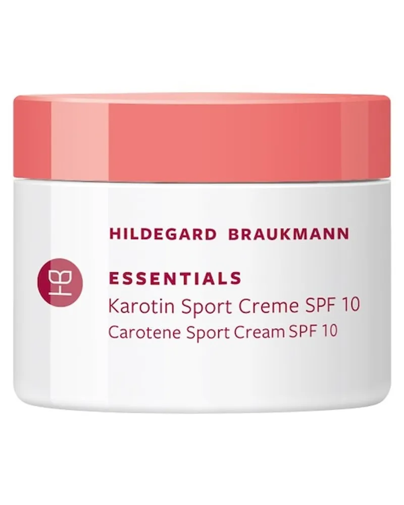 Hildegard Braukmann Pflege Essentials Karotin Sport Creme SPF 10 