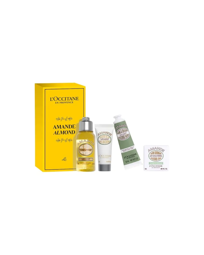 L'Occitane LOccitane Geschenkideen GeschenksetsMandel Routine Set Handcreme 30ml + Duschöl 75ml + Körpercreme 20ml + Seife 50g 25,00 