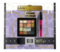 Augen Make-up Eyeliner X-mas Vegan Eye Pass Color Palette 0,83 g + Epic Ink Liner 1 ml + On The Rise Volume Mascara 10 ml