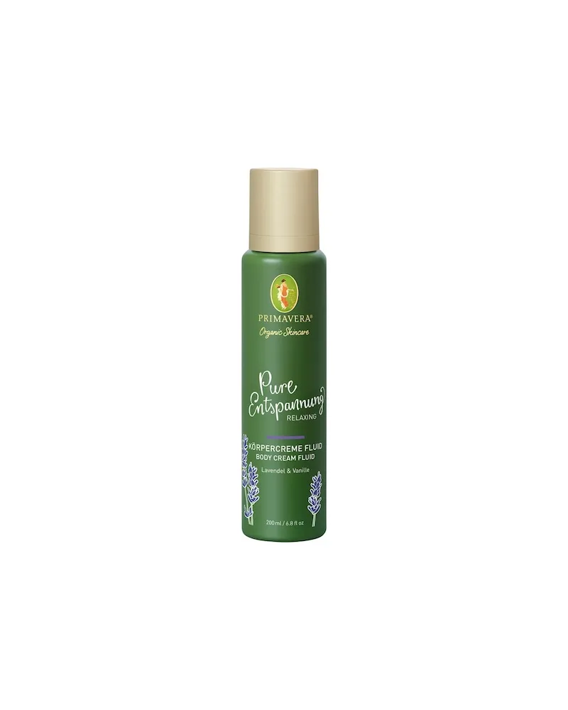 Primavera Koerperpflege KoerperlotionenPure EntspannungKörpercreme Fluid 99,50 € / 1 l 