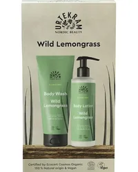 Urtekram Pflege Wild Lemon Grass Geschenkset Body Wash 200 ml + Body Lotion 245 ml 