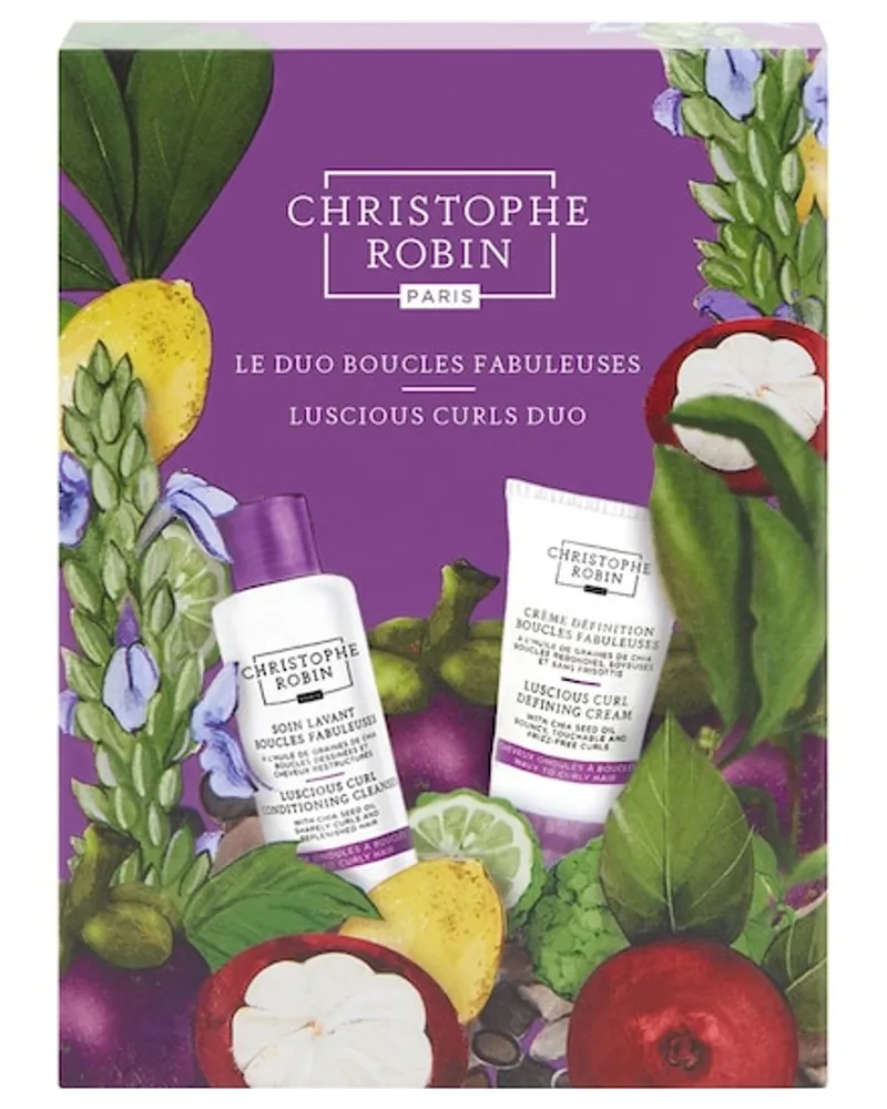 Christophe Robin Haarpflege Pflege Luscious Curls Duo Conditioning Cleanser with Chia Seed Oil 75 ml + Defining Cream with Chia Seed Oil 20 ml + Defining Butter with Kokum Butter 10 ml 