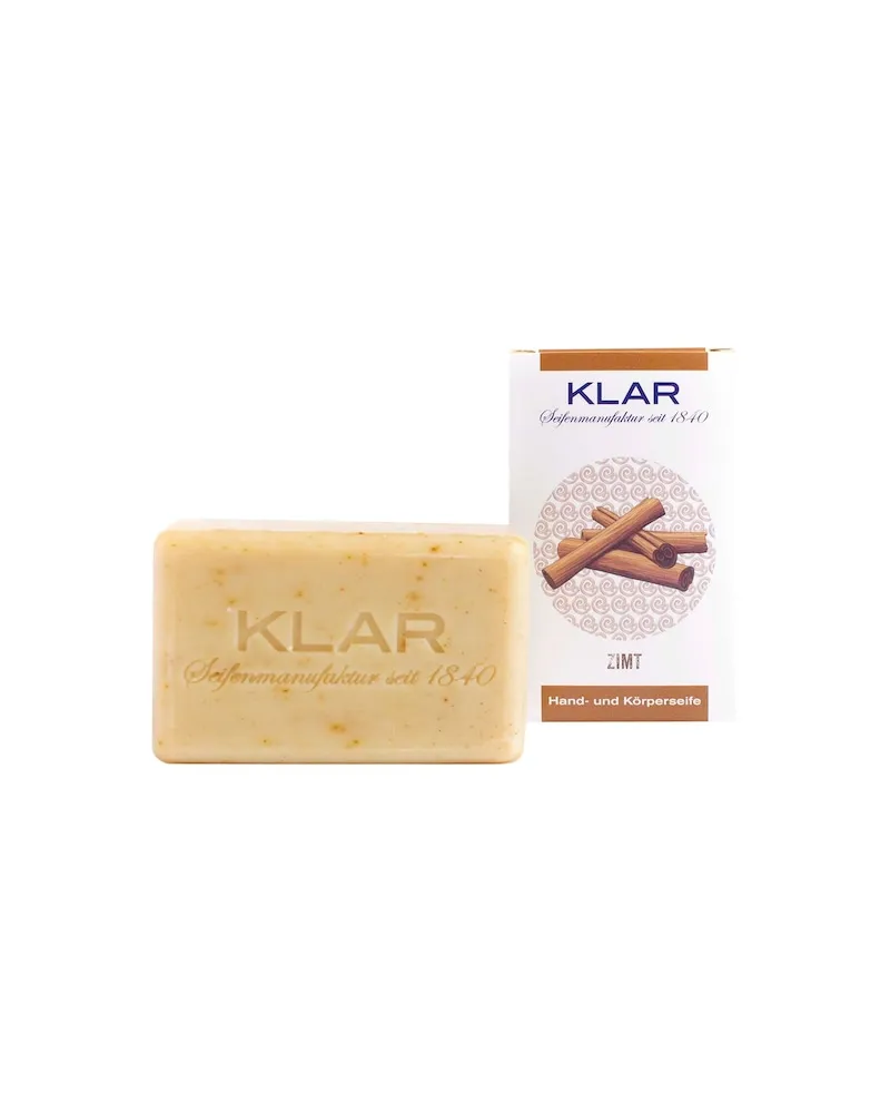 Klar Seifen Klar-Seifen Pflege Feste-SeifenHand- und Körperseife Zimt 49,90 € / 1 kg 