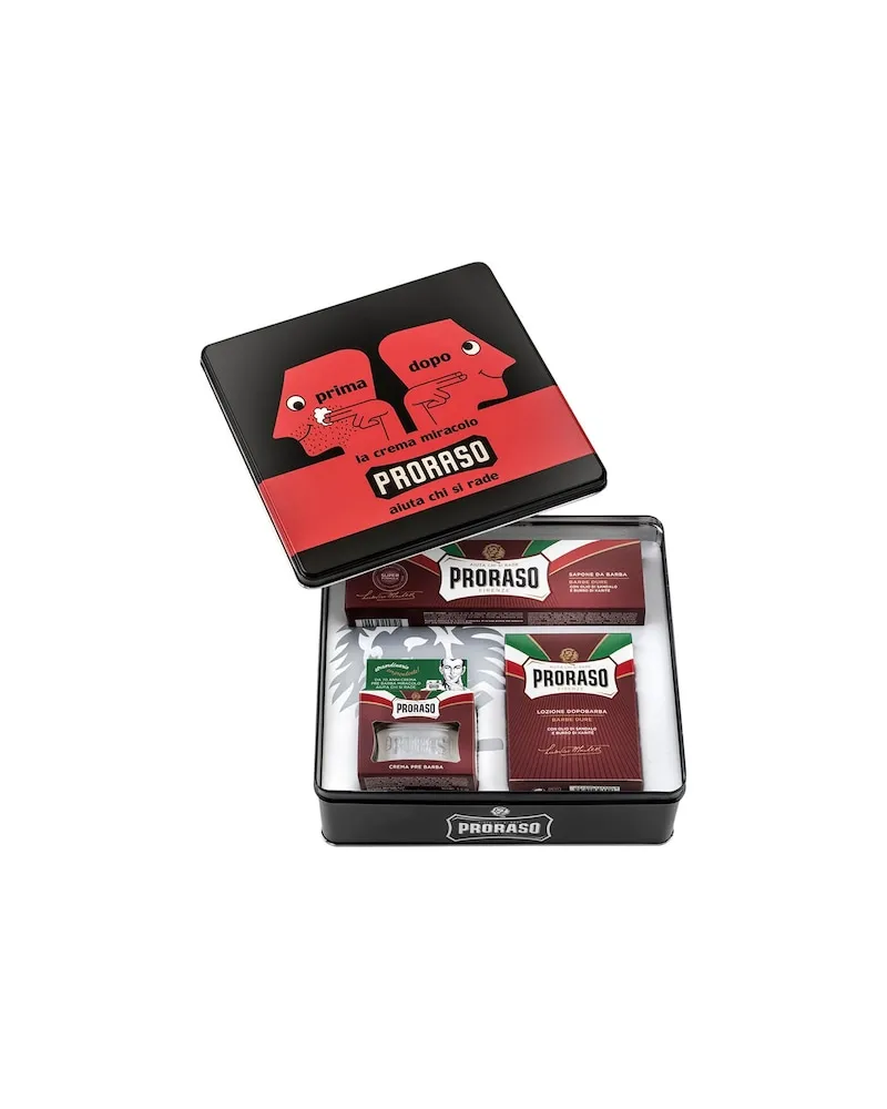 Proraso Herrenpflege NourishGeschenkset Red Nourishing Pre-Shave Creme 100 ml + Red Nourishing Rasiercreme 150 ml + Red Nourishing After Shave Balsam 100 ml 28,69 