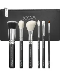 ZOEVA Pinsel Pinselsets The Essential Brush Set Brush Clutch + 104 Foundation Buffer + 105 Highlight + 127 Blush & Contour + 228 Crease Definer ü+ 234 Smoky Shader + 317 Wing Liner 