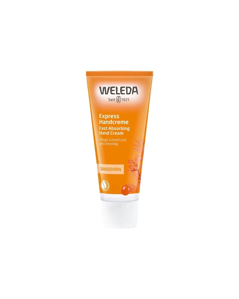 Weleda Koerperpflege Hand-FusspflegeAufbauende Intensivpflege, fruchtig-frischer Duft Sanddorn Express Handcreme 125,20 € / 1 l 