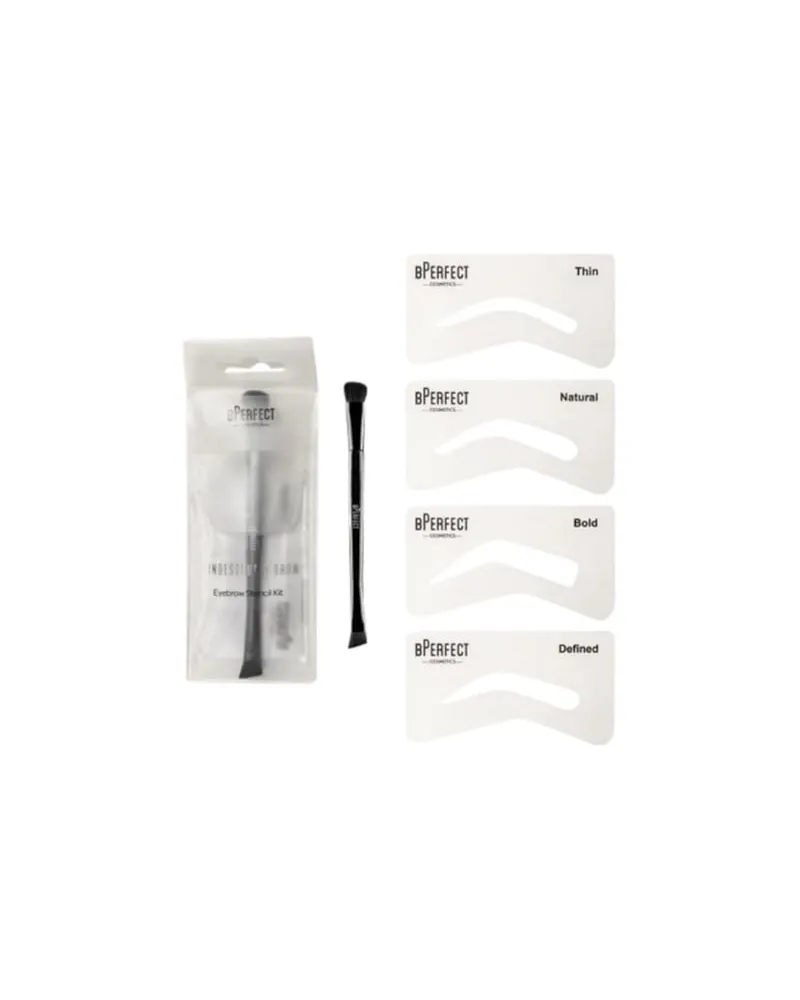 bPerfect Make-up AugenIndestructi'Brow Eyebrow Stencil KitGeschenkset Thin - Natural - Defined - Bold 