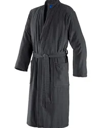 JOOP! Bademäntel Herren Kimono Graphit Größe 46/48, Länge 125 cm 