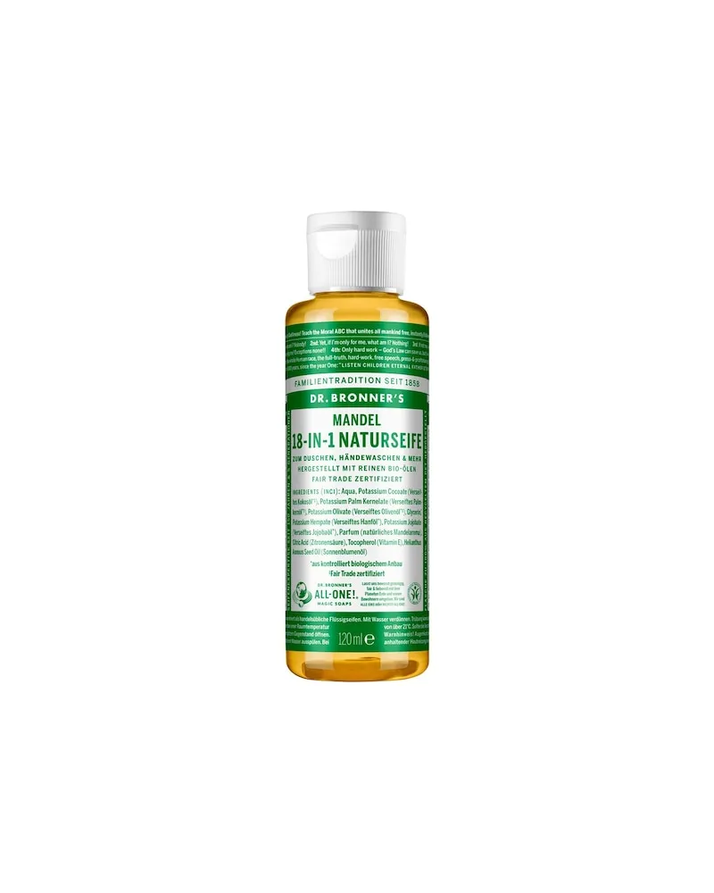 Dr. Bronner's Dr-Bronners Pflege FluessigseifenMandel 18-in-1 Naturseife 30,22 € / 1 l 