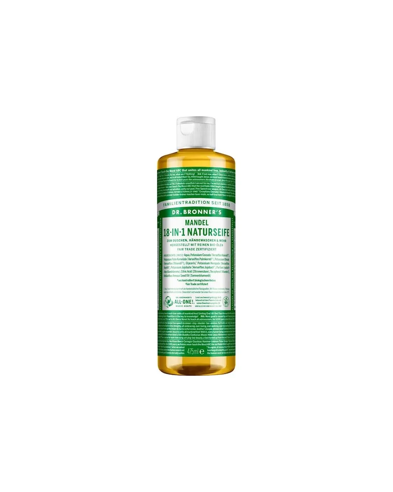 Dr. Bronner's Dr-Bronners Pflege FluessigseifenMandel 18-in-1 Naturseife 30,22 € / 1 l 
