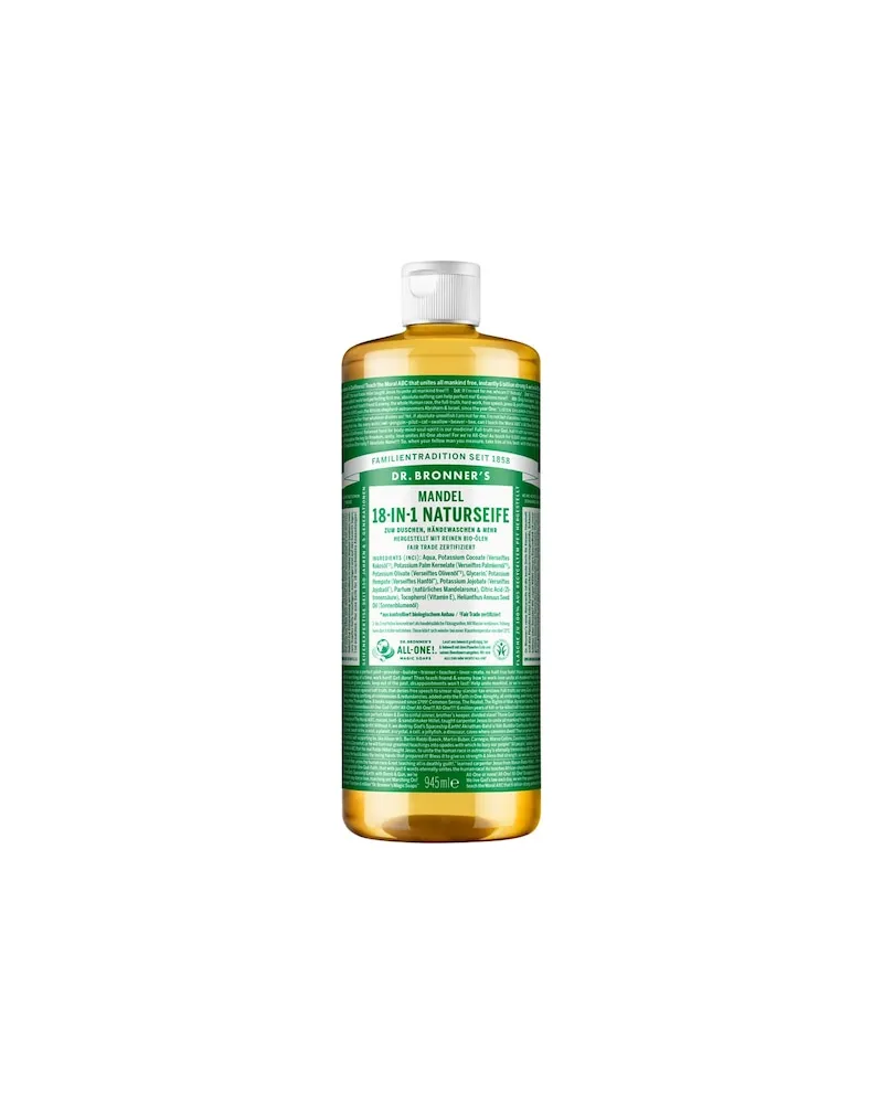 Dr. Bronner's Dr-Bronners Pflege FluessigseifenMandel 18-in-1 Naturseife 30,22 € / 1 l 